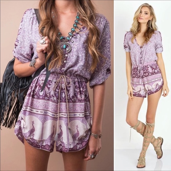 Spell Other - Spell and the gypsy Xanadu romper in purple haze